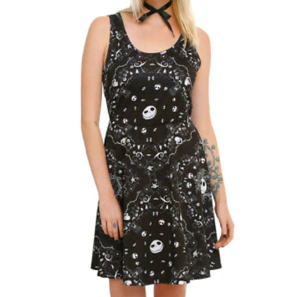 Hot Topic Disney Nightmare Before Christmas Skater Dress